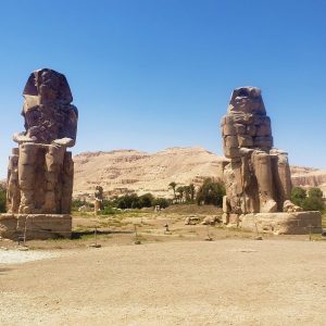 1st tour operator excursion to Luxor, Singing Colossi of Memnon