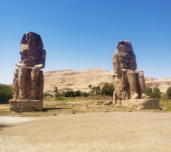 1st tour operator excursion to Luxor, Singing Colossi of Memnon