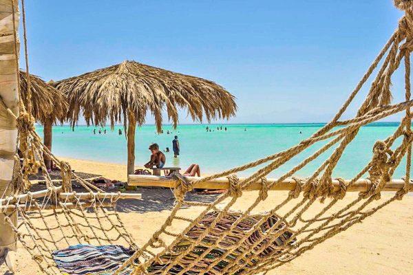 Orange island with immersion in the bathyscaphe in Hurghada