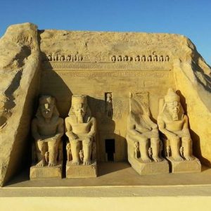 Mini Egypt sand museum in Hurghada i