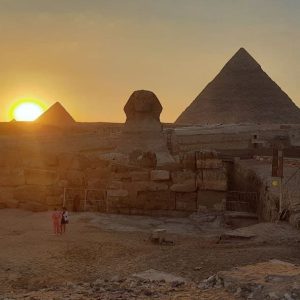 sunset on the pyramids. Mini groups to cairo without shopping